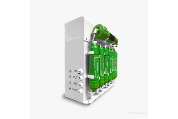 Máy lọc nước RO Bamboo 9 cấp lọc để gầm không vỏ tủ