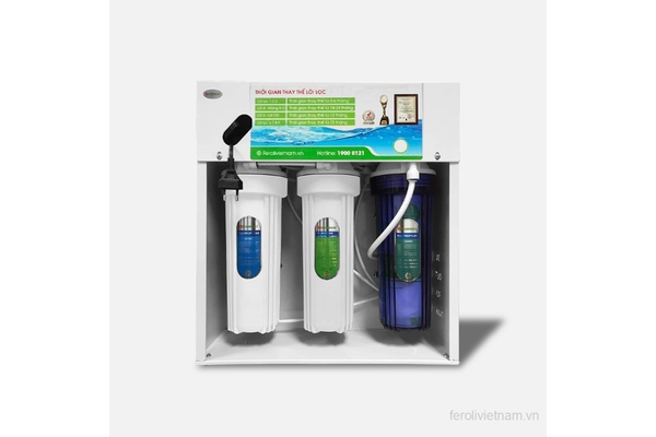 Máy lọc nước RO Bamboo 9 cấp lọc để gầm không vỏ tủ