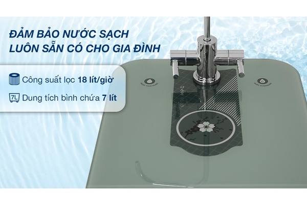 Máy lọc nước RO Hydrogen Kangaroo Slim Duo 2 KG100HD2 8 lõi