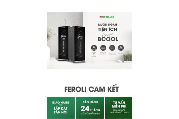 Máy lọc nước RO nóng, lạnh, kiềm, tinh khiết Feroli.,JSC Bcool