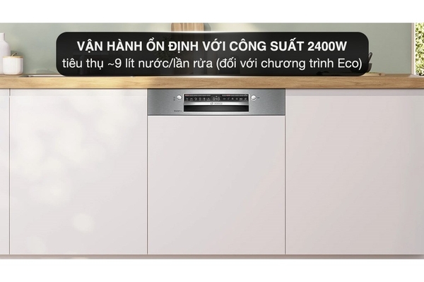 Máy rửa bát bán âm Bosch SMI4EVS08E Serie 4