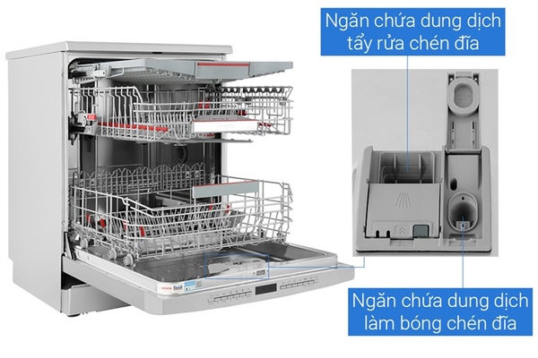 Máy rửa bát độc lập Bosch SMS6ZCI08E sấy Zeolith - ảnh 15