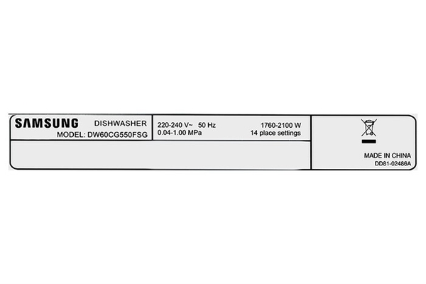 Máy rửa bát độc lập Samsung DW60CG550FSGSV 14 bộ - ảnh 21