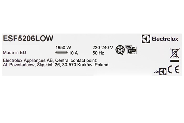 Máy rửa bát độc lập Electrolux ESF5206LOW 13 bộ - ảnh 11