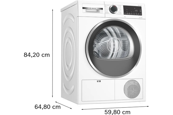 Máy Sấy Bơm Nhiệt Bosch Serie 6 9 Kg WQG24200SG