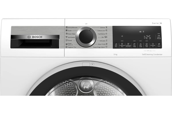 Máy Sấy Bơm Nhiệt Bosch Serie 6 9 Kg WQG24570SG Xuất xứ Ba Lan