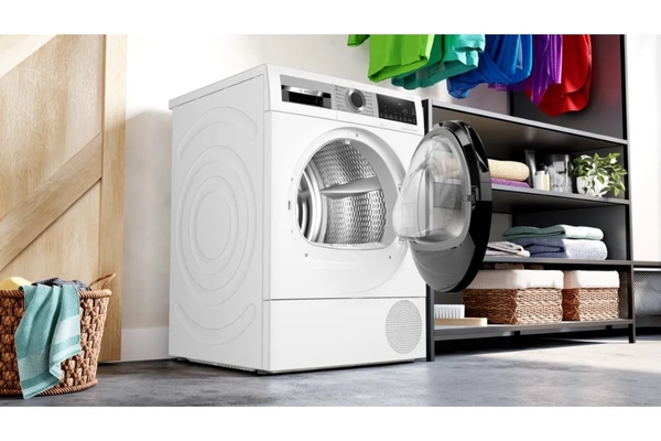 Máy Sấy Bơm Nhiệt Bosch Serie 6 9 Kg WQG24570SG Xuất xứ Ba Lan