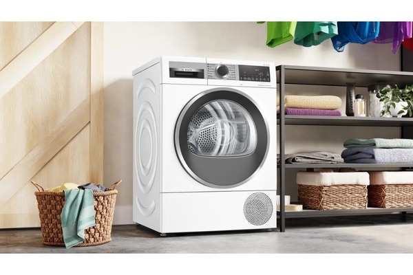 Máy Sấy Bơm Nhiệt Bosch Serie 6 9 Kg WQG24570SG Xuất xứ Ba Lan