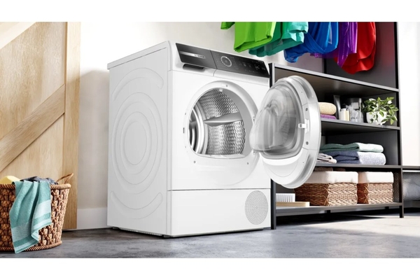Máy Sấy Bơm Nhiệt Bosch Serie 8 9 Kg WQB245B0SG Xuất xứ Ba Lan