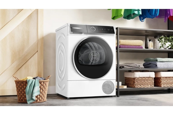 Máy Sấy Bơm Nhiệt Bosch Serie 8 9 Kg WQB245B0SG Xuất xứ Ba Lan