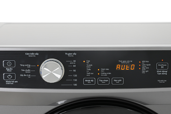 Máy sấy thông hơi Aqua 8 kg AQH-V800H SS - ảnh 3