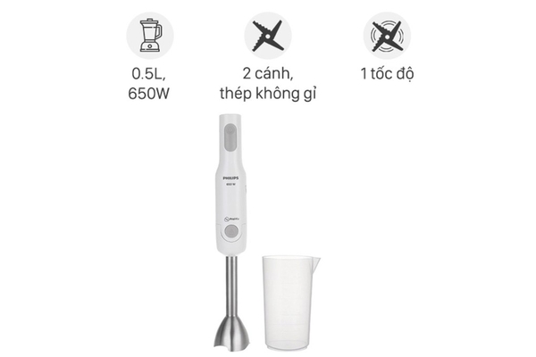 Máy xay cầm tay Philips ProMix 650W HR2534/00