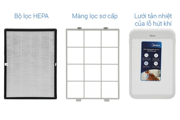 Máy lọc không khí Midea MAP-350GS1 cho phòng 43m² - ảnh 8