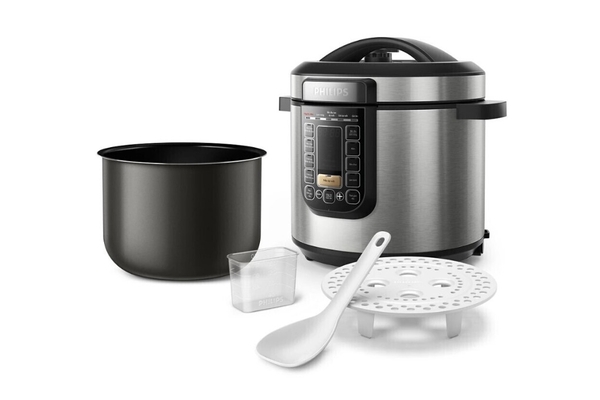 Nồi áp suất điện đa năng Philips 16 chương trình nấu 6 lít HD2237/66