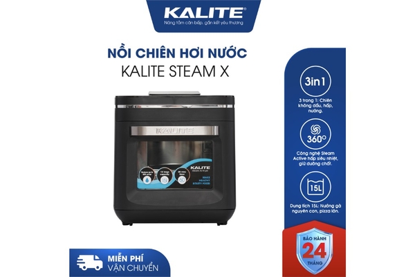 Nồi Chiên Hơi Nước Kalite Steam X 15L