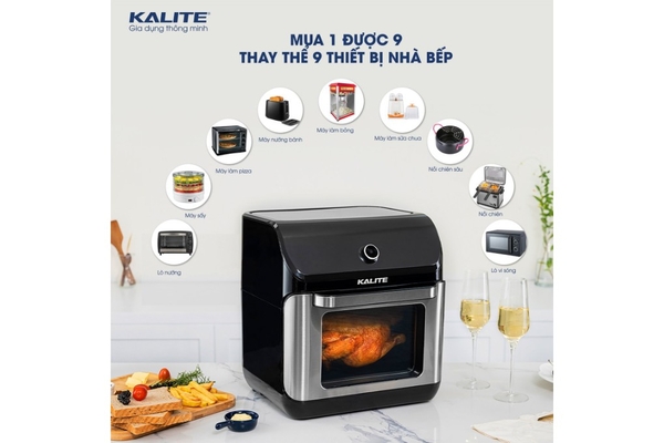 Nồi Chiên Không Dầu Kalite KL-1200 12L