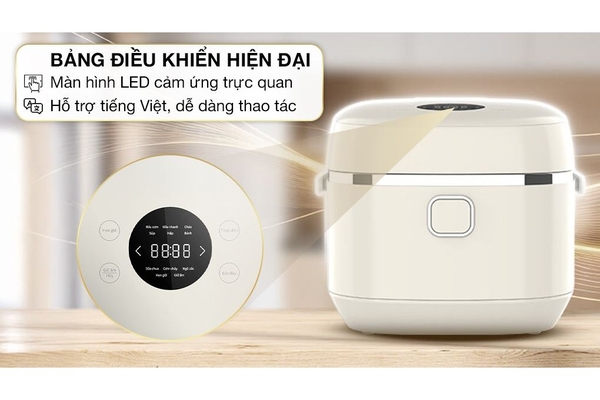 Nồi Cơm Điện Cao Tần Sharp KS-IH18IX-WH 1.8L Màu Trắng