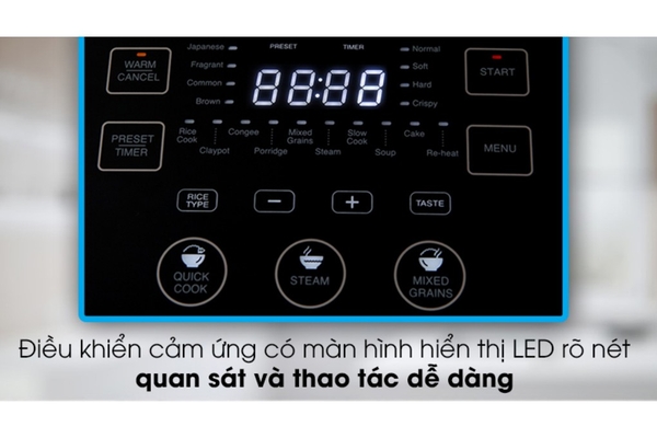 Nồi Cơm Điện Cao Tần Sharp KS-IH191V-BK 1.8L Màu Đen