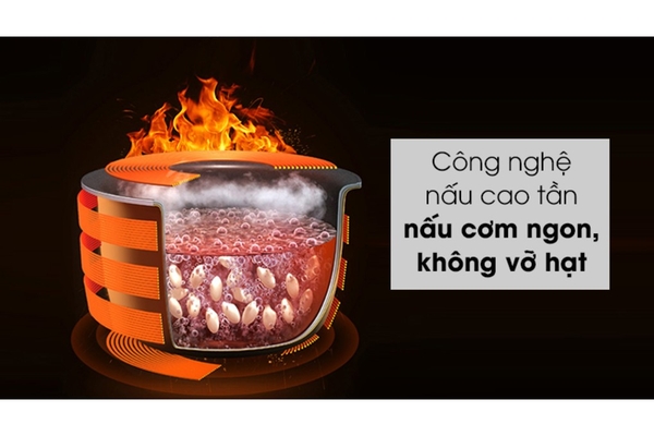 Nồi Cơm Điện Cao Tần Sharp KS-IH191V-BK 1.8L Màu Đen