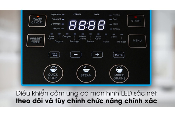 Nồi Cơm Điện Cao Tần Sharp KS-IH191V-GL 1.8L Màu Vàng Đồng
