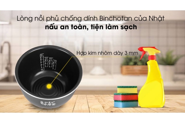 Nồi cơm điện cao tần Toshiba 7 chế độ nấu 1 lít RC-10IP1PV