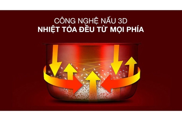 Nồi cơm điện cơ Cuckoo Gia nhiệt 4 chiều 1.08 lít CR-0661 Xuất xứ Hàn Quốc, Màu Cam/Xanh
