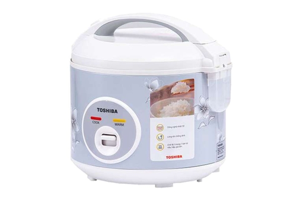 Nồi cơm điện cơ Toshiba nắp gài 1.8 lít RC-18JFM(H)VN Màu Xám