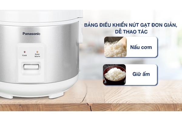 Nồi cơm điện nắp gài Panasonic SR-MVN10LRAX 1 lít