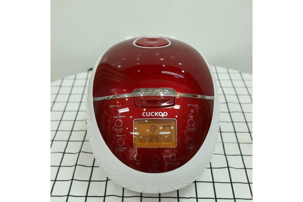 Nồi cơm điện tử Cuckoo Gia nhiệt 1D 1.08 lít CR-0655F, Màu Đỏ Đen
