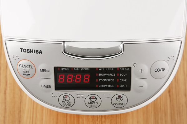 Nồi cơm điện tử Toshiba 11 chế độ nấu 1.8 lít RC-18DH2PV(W) Màu Trắng