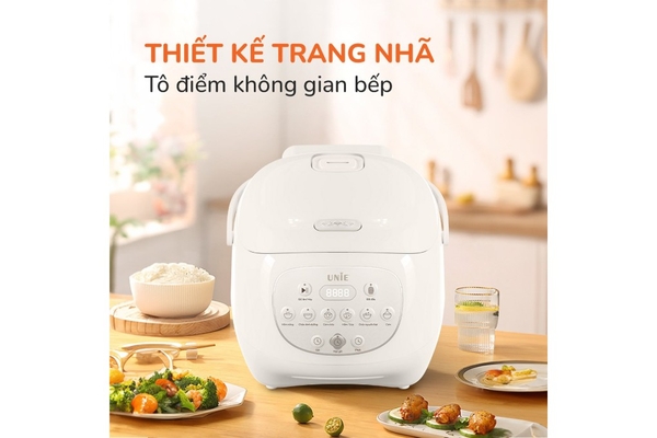 Nồi Cơm Điện Tử Unie URC815 1.5L Lòng Gốm Ceramic