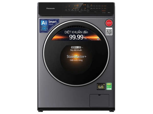 Máy giặt sấy Panasonic Inverter 10/2 kg NA-V10FC1LVT - ảnh 1