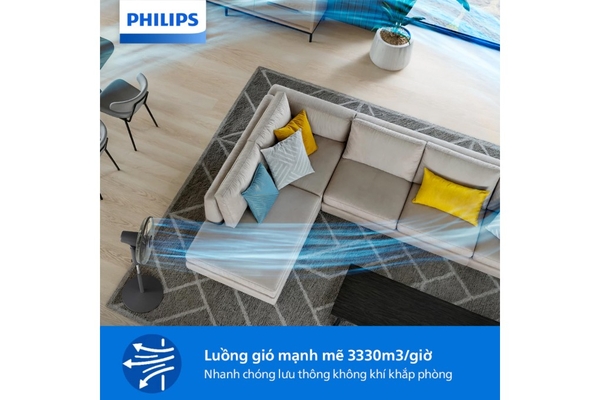 Quạt cây Philips 47W điều khiển từ xa CX1520/01