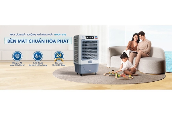 Quạt điều hòa Hòa Phát 70 lít HPCF1-072