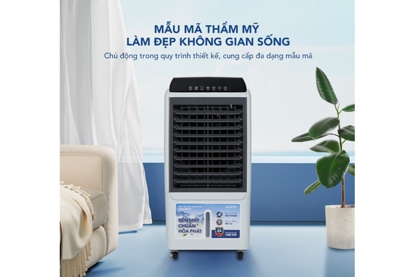 Quạt điều hòa Hòa Phát tạo ion âm 40 lít HPCF1-034I