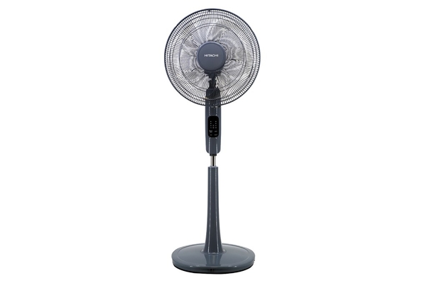 Quạt đứng Hitachi 5 cánh điều khiển từ xa 40cm LF-A6RCGM – Màu Xám