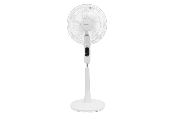 Quạt đứng Hitachi 5 cánh điều khiển từ xa 40cm LF-A6RCWM – Màu Trắng