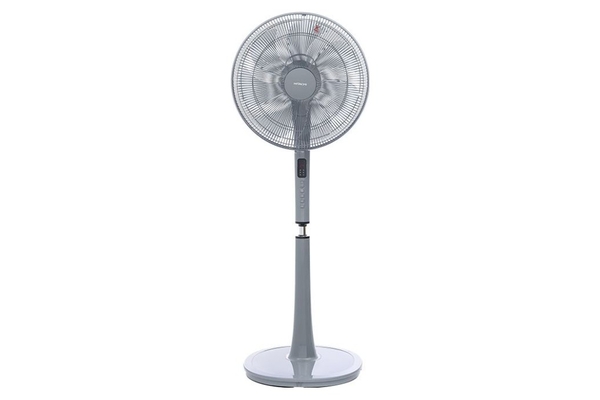 Quạt đứng Hitachi 7 cánh động cơ DC điều khiển từ xa 40cm LF-D6RCGM – Màu Xám