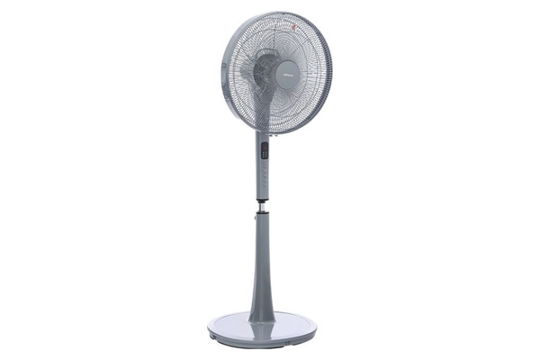 Quạt đứng Hitachi 7 cánh động cơ DC điều khiển từ xa 40cm LF-D6RCGM – Màu Xám