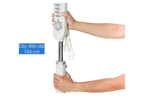 Quạt đứng Toshiba 5 cánh 40cm F-LSA10(H)VN – Màu Xám