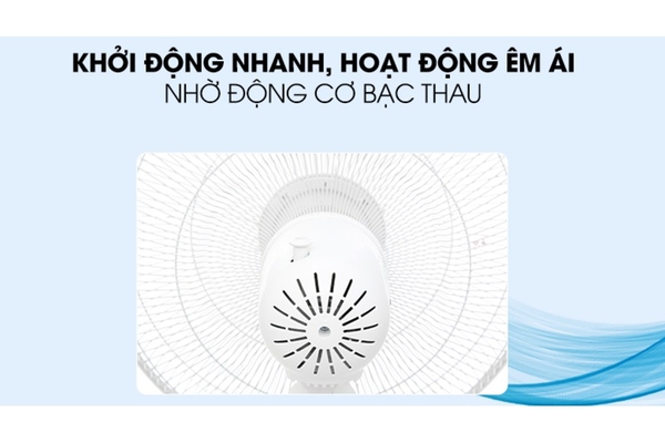 Quạt đứng Toshiba 5 cánh 40cm F-LSA10(W)VN – Màu Trắng