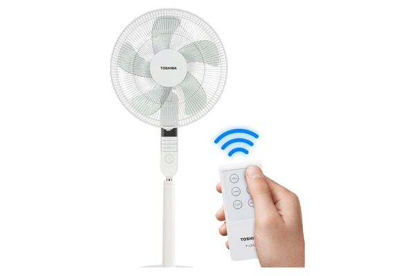 Quạt đứng Toshiba 5 cánh điều khiển từ xa 40cm F-LSA20(W)VN – Màu Trắng