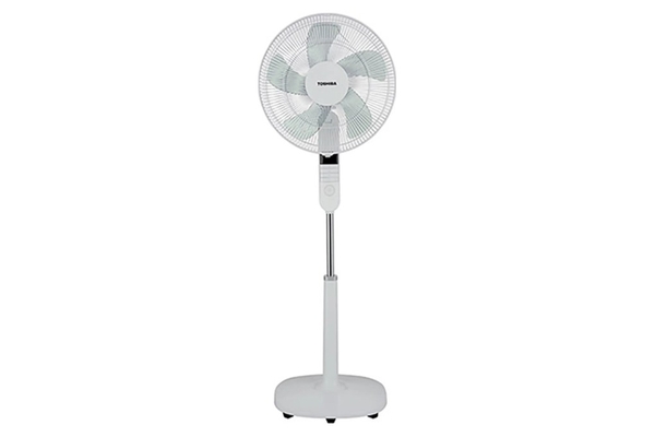 Quạt đứng Toshiba 5 cánh điều khiển từ xa 40cm F-LSA20(W)VN – Màu Trắng