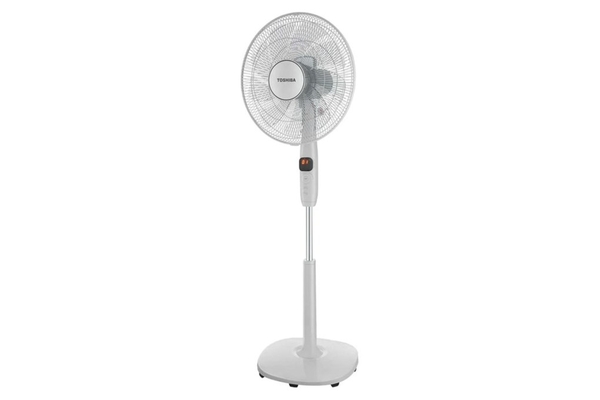 Quạt đứng Toshiba 9 cánh động cơ DC điều khiển từ xa 40cm F-LSD10(H)VN – Màu Xám