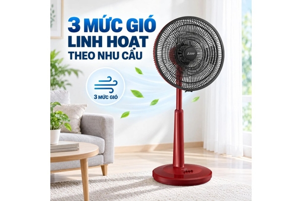 Quạt lửng Mitsubishi 3 cánh 40cm R16A-GC Hàng Thái Lan