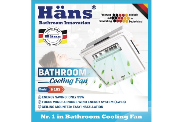 Quạt mát âm trần Hans 39W H10S