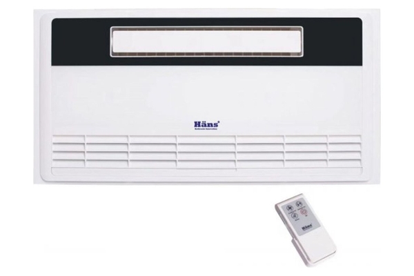 Quạt mát âm trần Hans tích hợp thông gió điều khiển từ xa 123W H20R