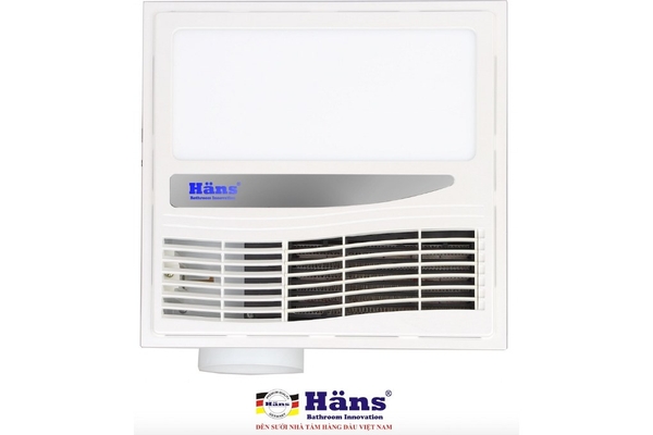 Quạt sưởi âm trần Hans kèm thông gió điều khiển từ xa 2030W HAR
