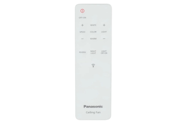 Quạt trần Panasonic 5 cánh động cơ DC có đèn LED điều khiển từ xa 150cm F-60DGN Nhập khẩu Malaysia