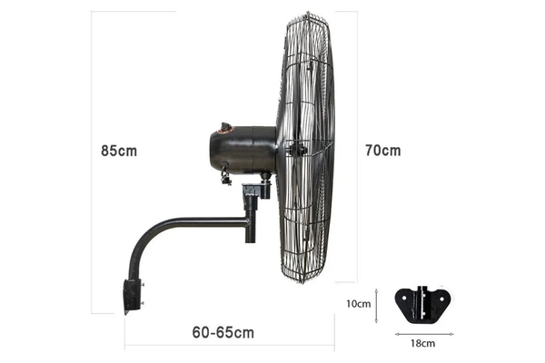 Quạt treo tường công nghiệp Vinawind 650mm QTT650-Đ